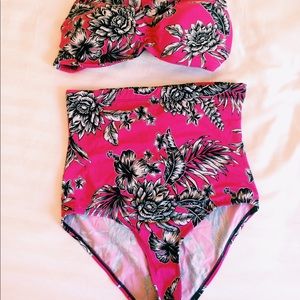 Swimsuits For All Swim - swim for all bright pink floral bikini Swimsuits For All Swim - swim for all bright pink floral bikini